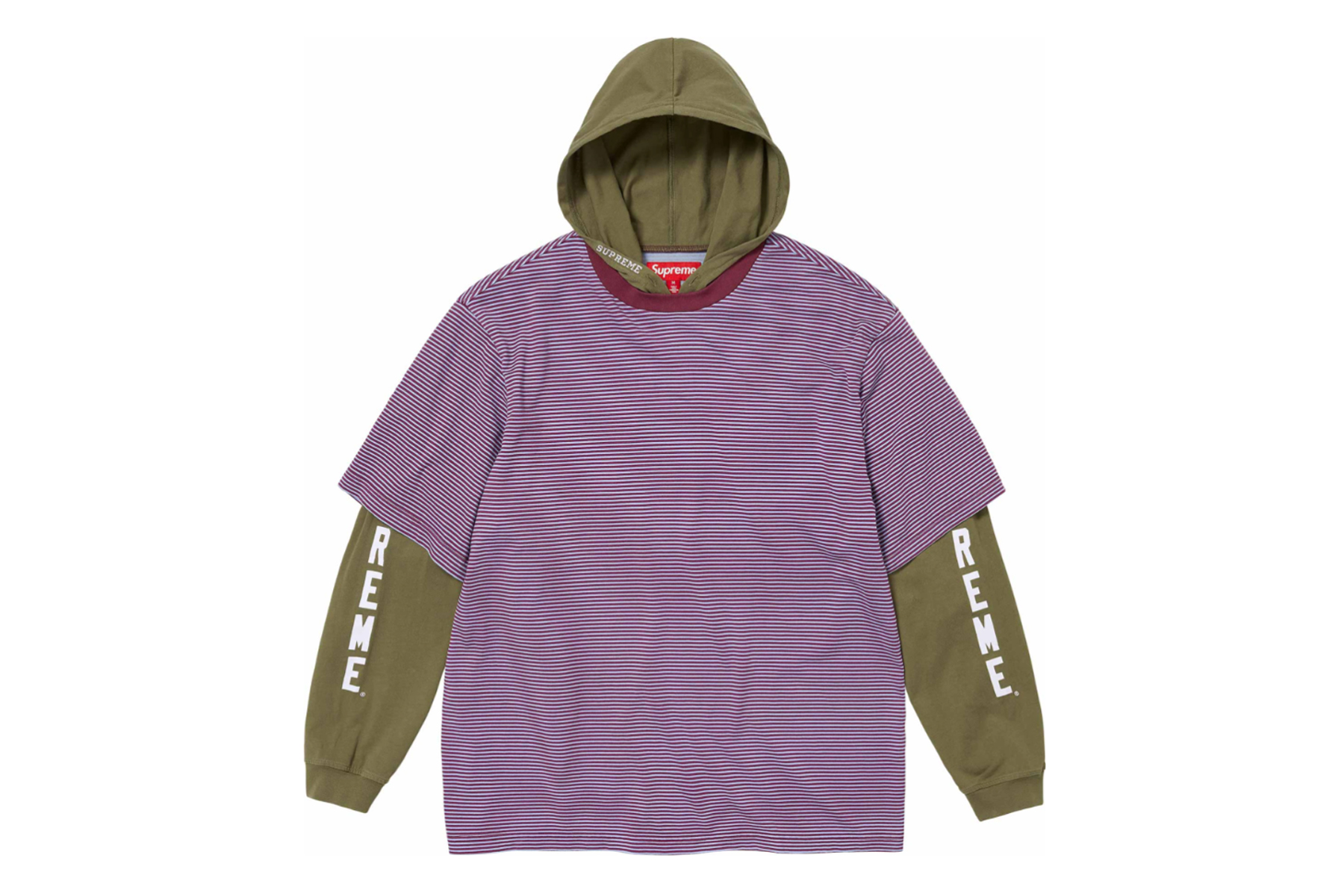 Supreme Layered Hooded LS TOP SS24