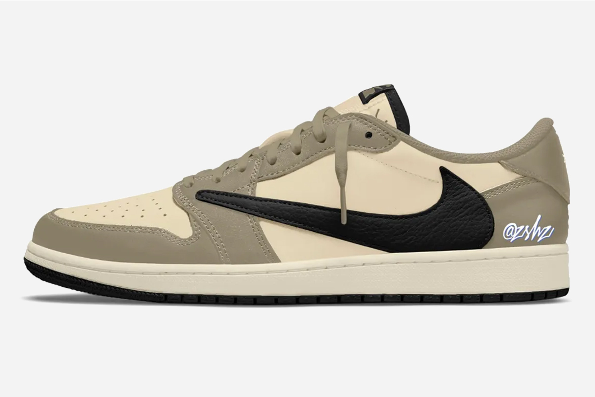 Travis Scott Air Jordan 1 Low Pale Vanilla DM7866-201