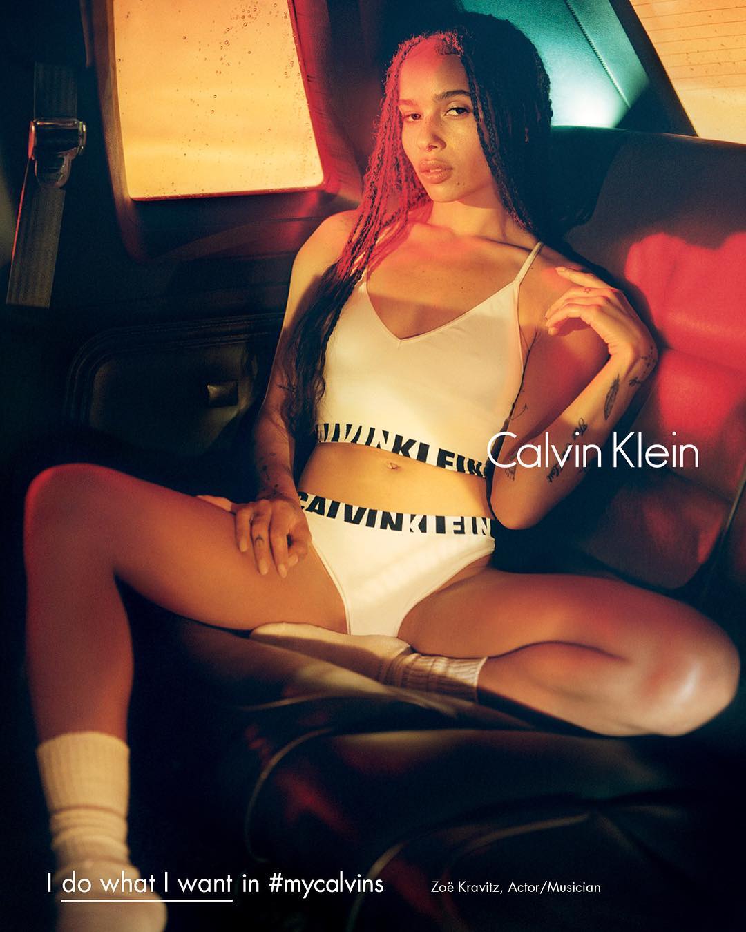 Zoë Kravitz Calvin Klein campagna 2016