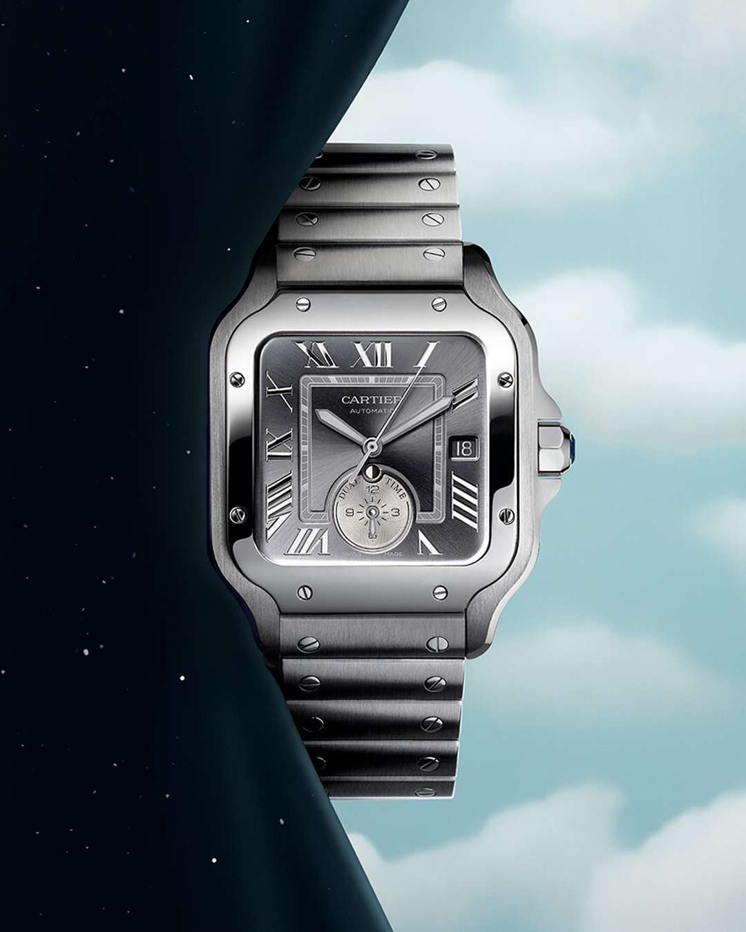 Cartier Santos de Cartier Dual Time Watches and Wonders 2024