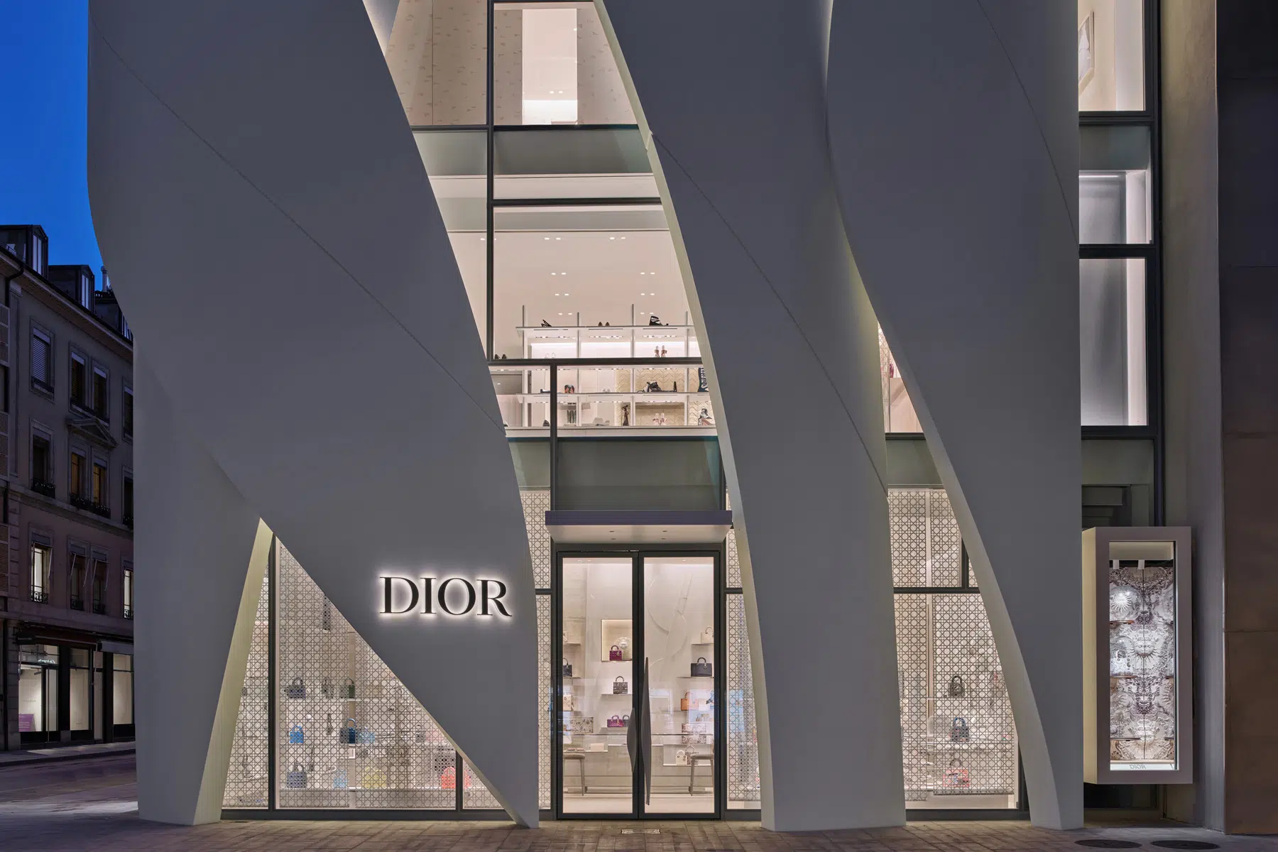 Dior store boutique Ginevra Svizzera