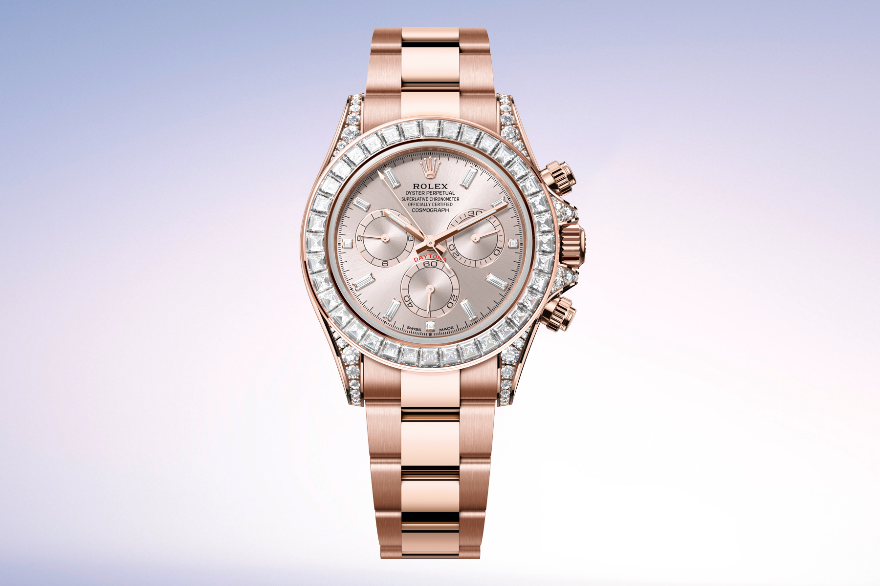 Rolex Cosmograph Daytona 40 everose diamanti 126595TBR nuovi orologi 2024