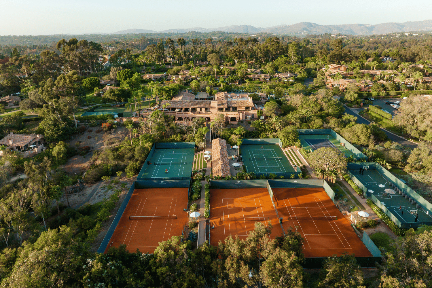 Rancho Valencia Resort & Spa california campo da tennis court