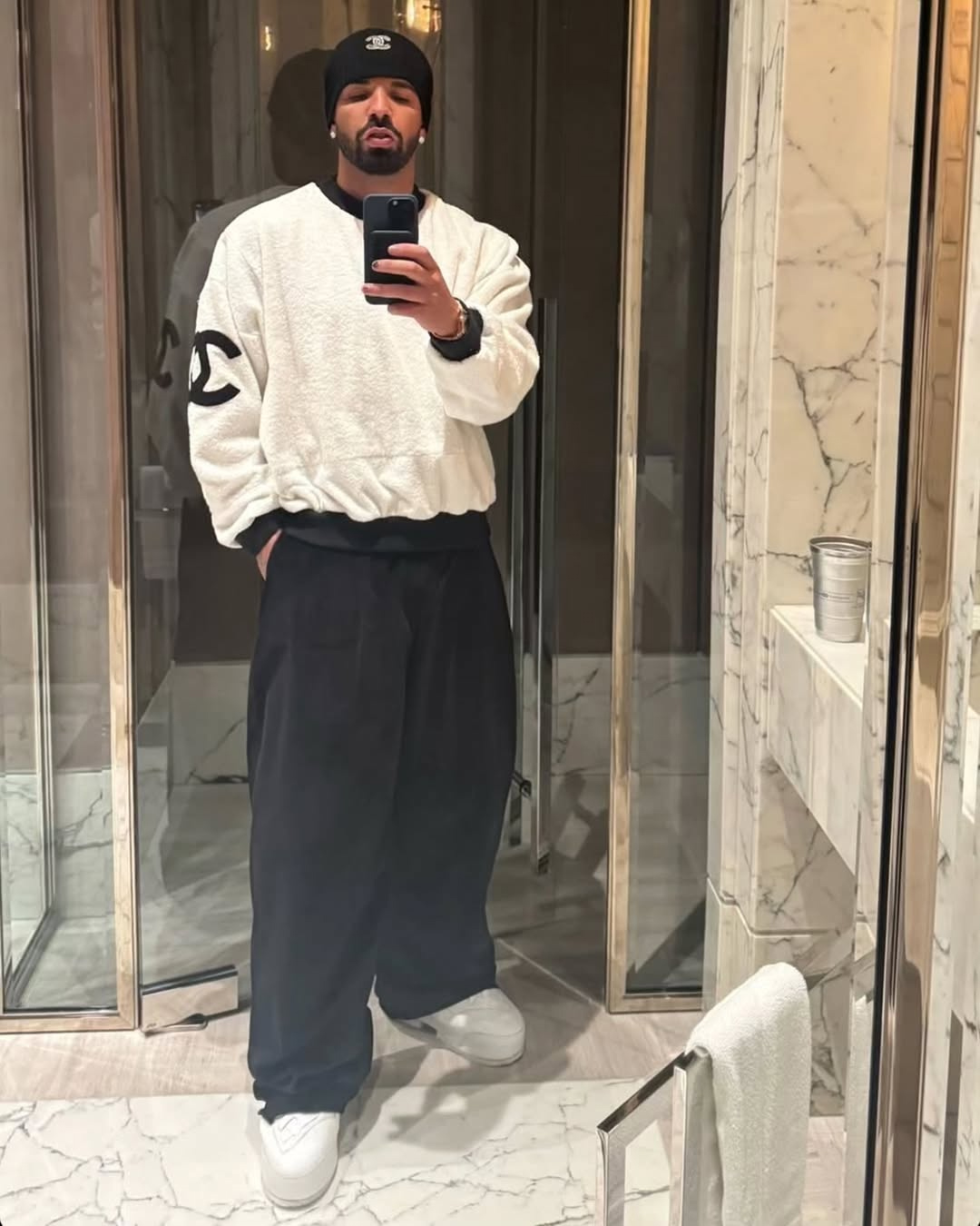 Drake Chanel selfie