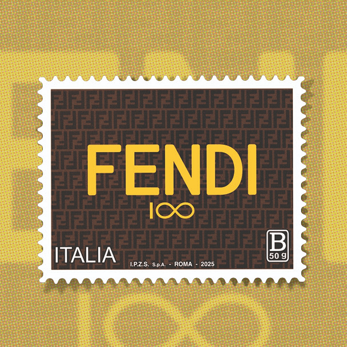 francobolli moda Fendi