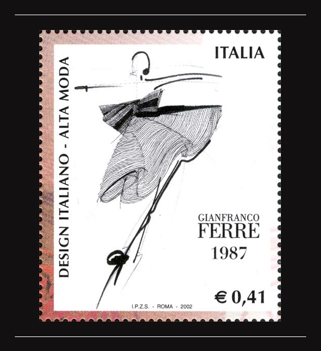 Gianfranco Ferré Francobollo 2002 moda