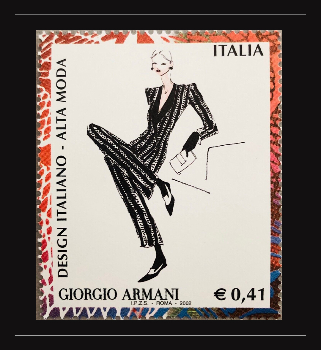 Giorgio Armani Francobollo 2002 moda