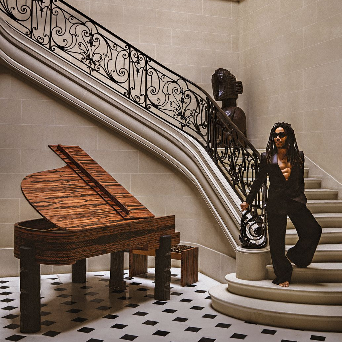 Lenny Kravitz Parigi casa stile