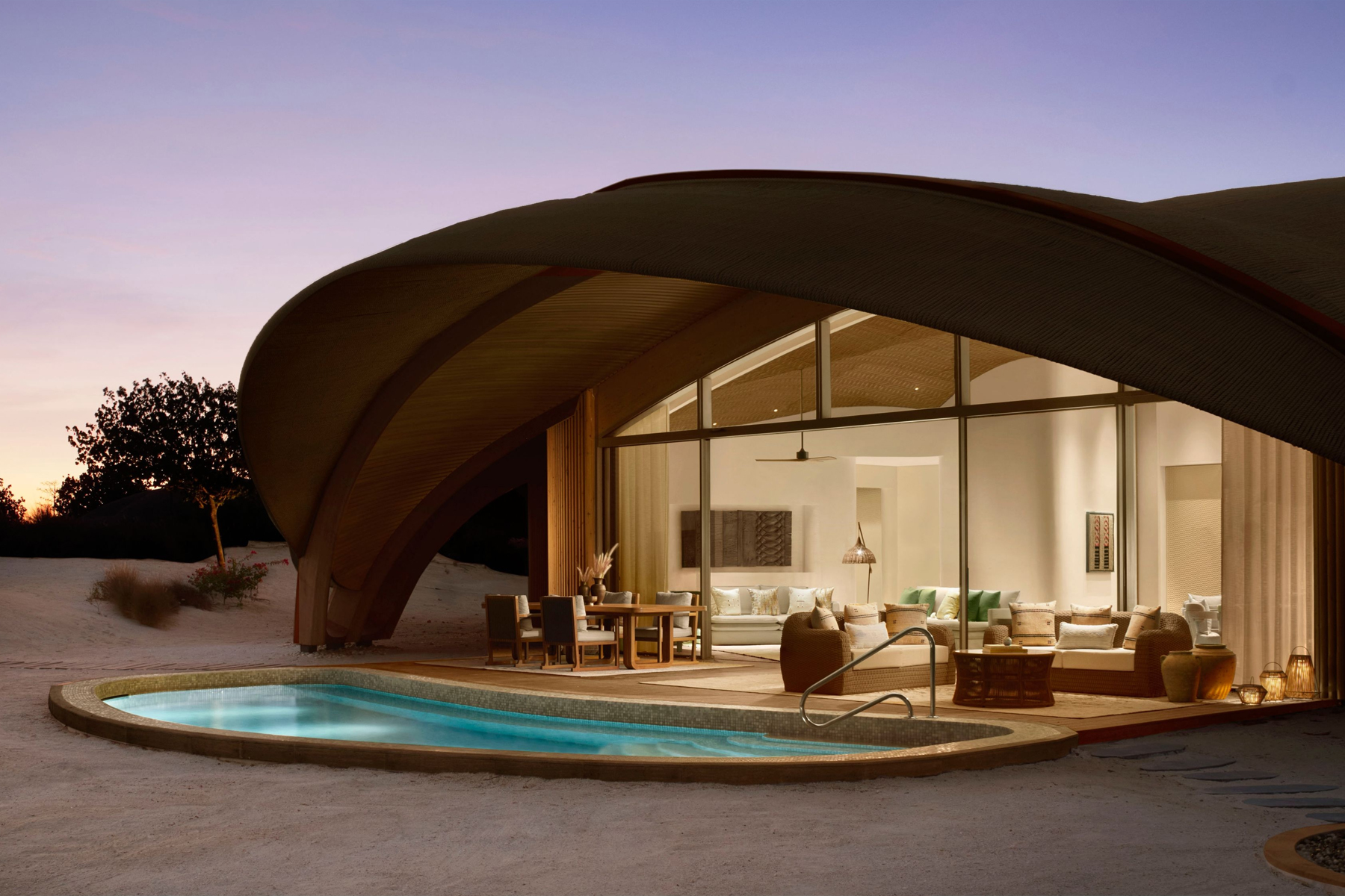 Nujuma resort Ritz-Carlton Reserve arabia saudita deserto mare