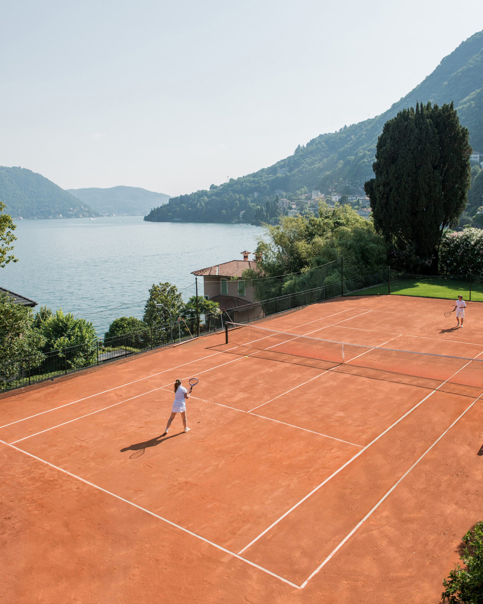 Passalacqua Hotel campo da tennis court