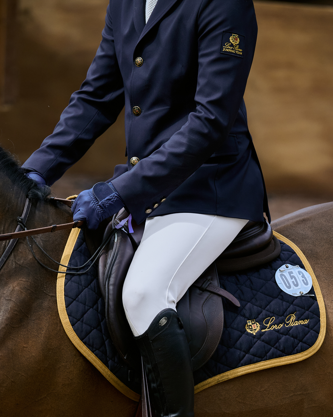 Stile equestre moda Loro Piana