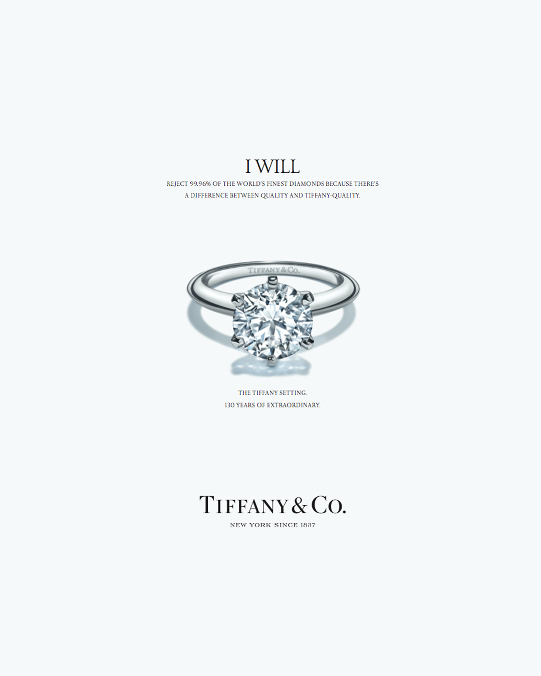 Tiffany Setting Ring anello fidanzamento amore