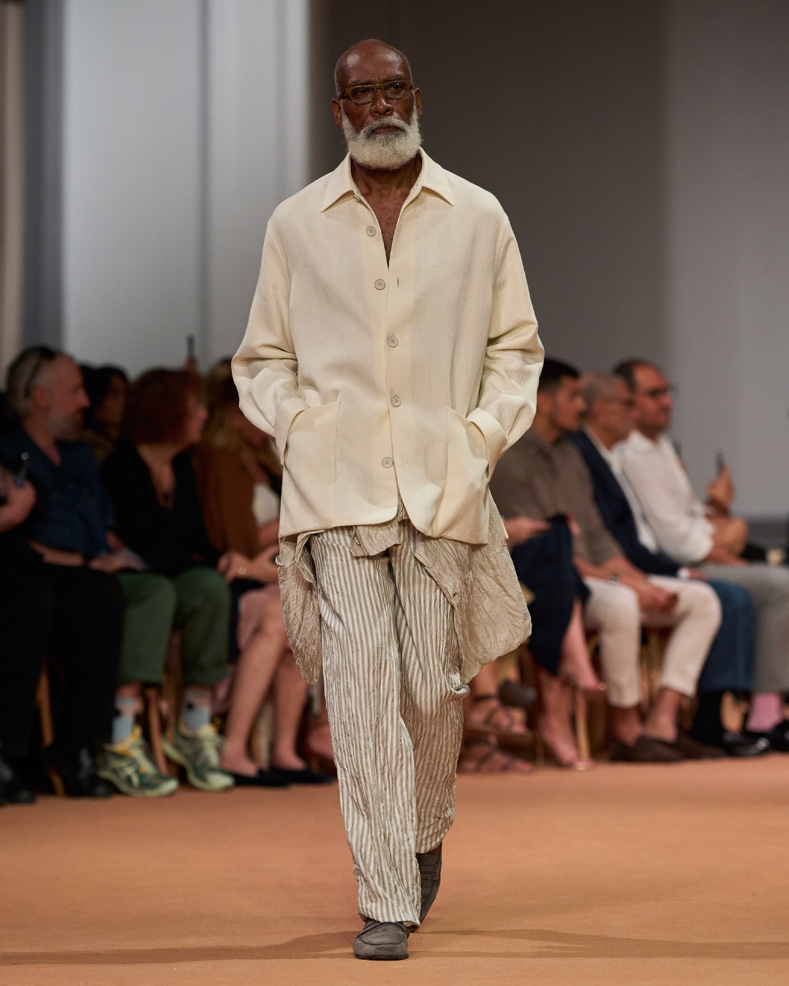 Modelli Over 50 sfilata moda Zegna Summer 26
