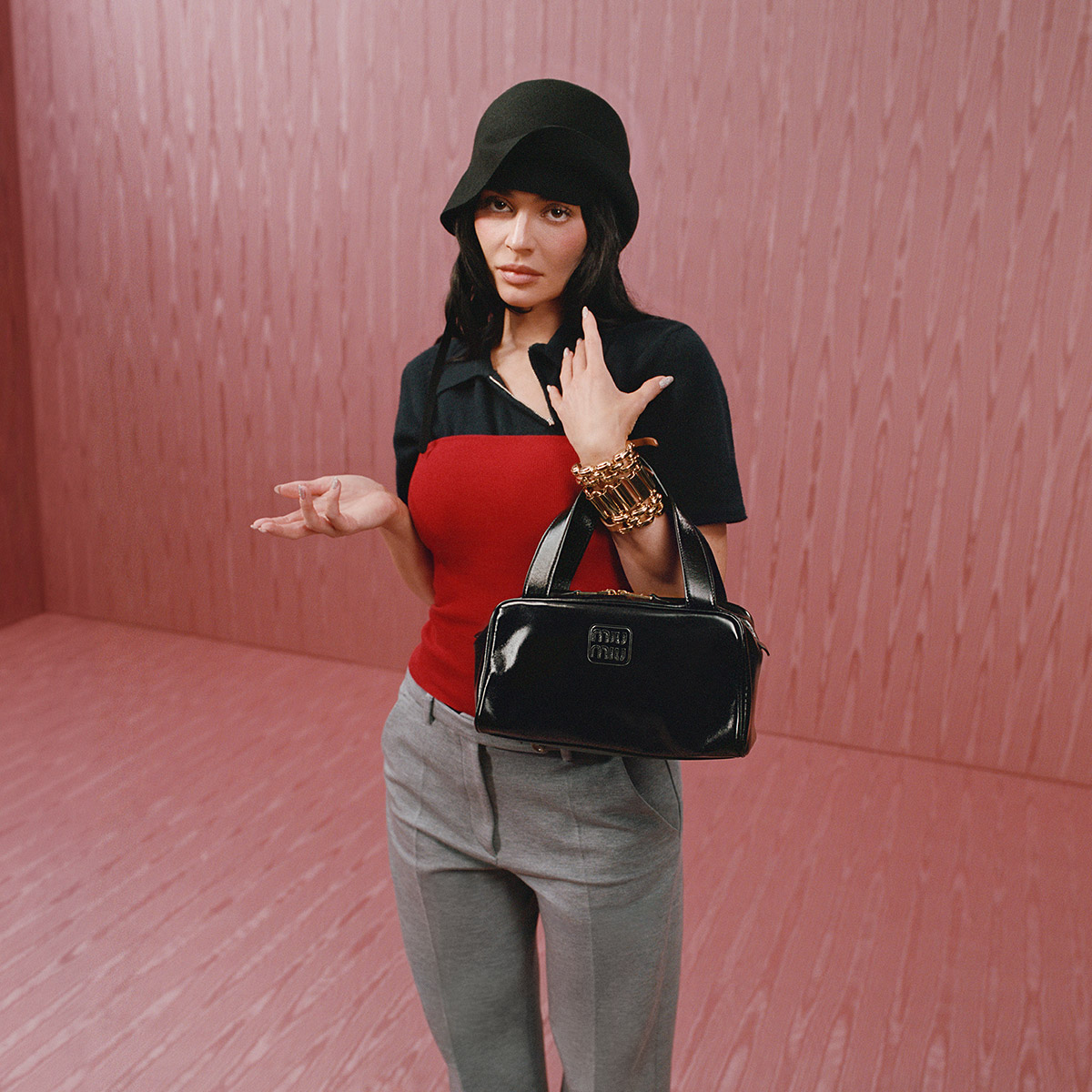 volto campagna moda Kylie Jenner Miu Miu