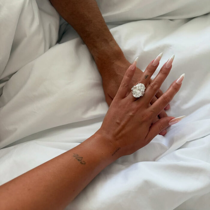 anello matrimonio diamante Georgina Rodriguez Cristiano Ronaldo