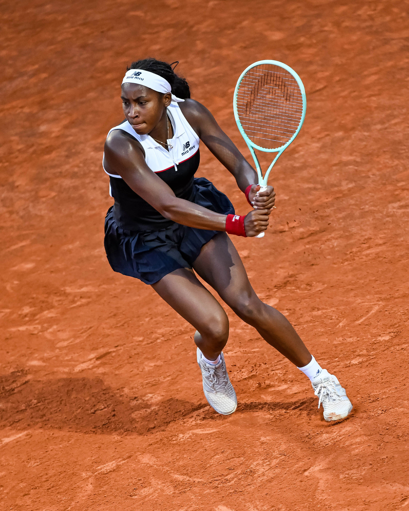 Coco Gauff New Balance x Miu Miu sneakers