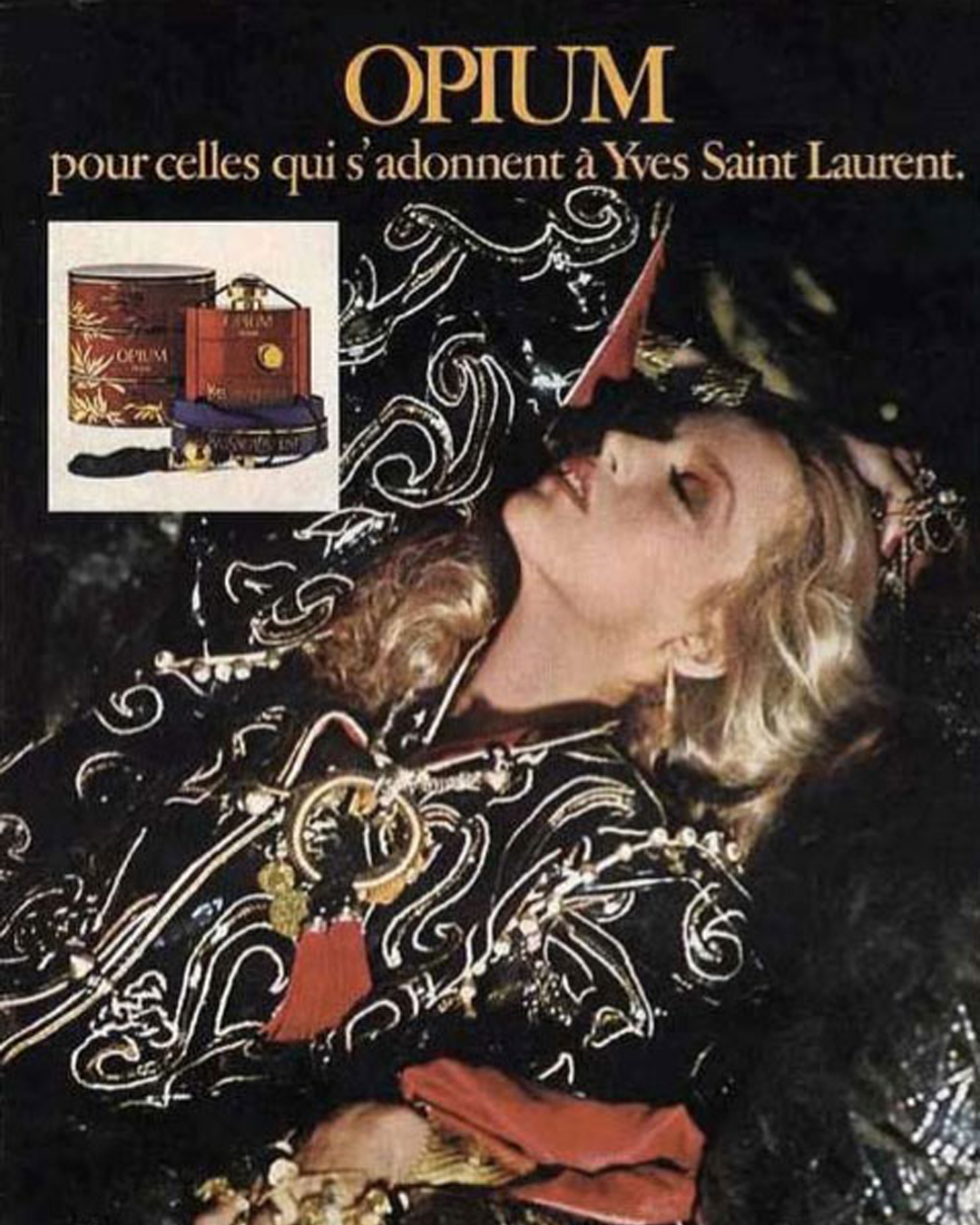 Yves Saint Laurent Opium Profumo scandalo storia