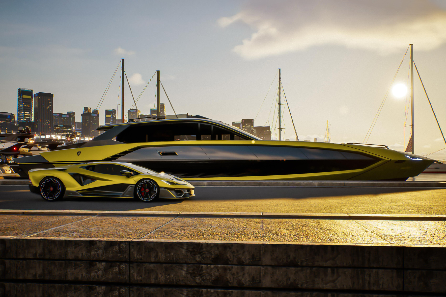 Lamborghini 101FT Tecnomar Yacht