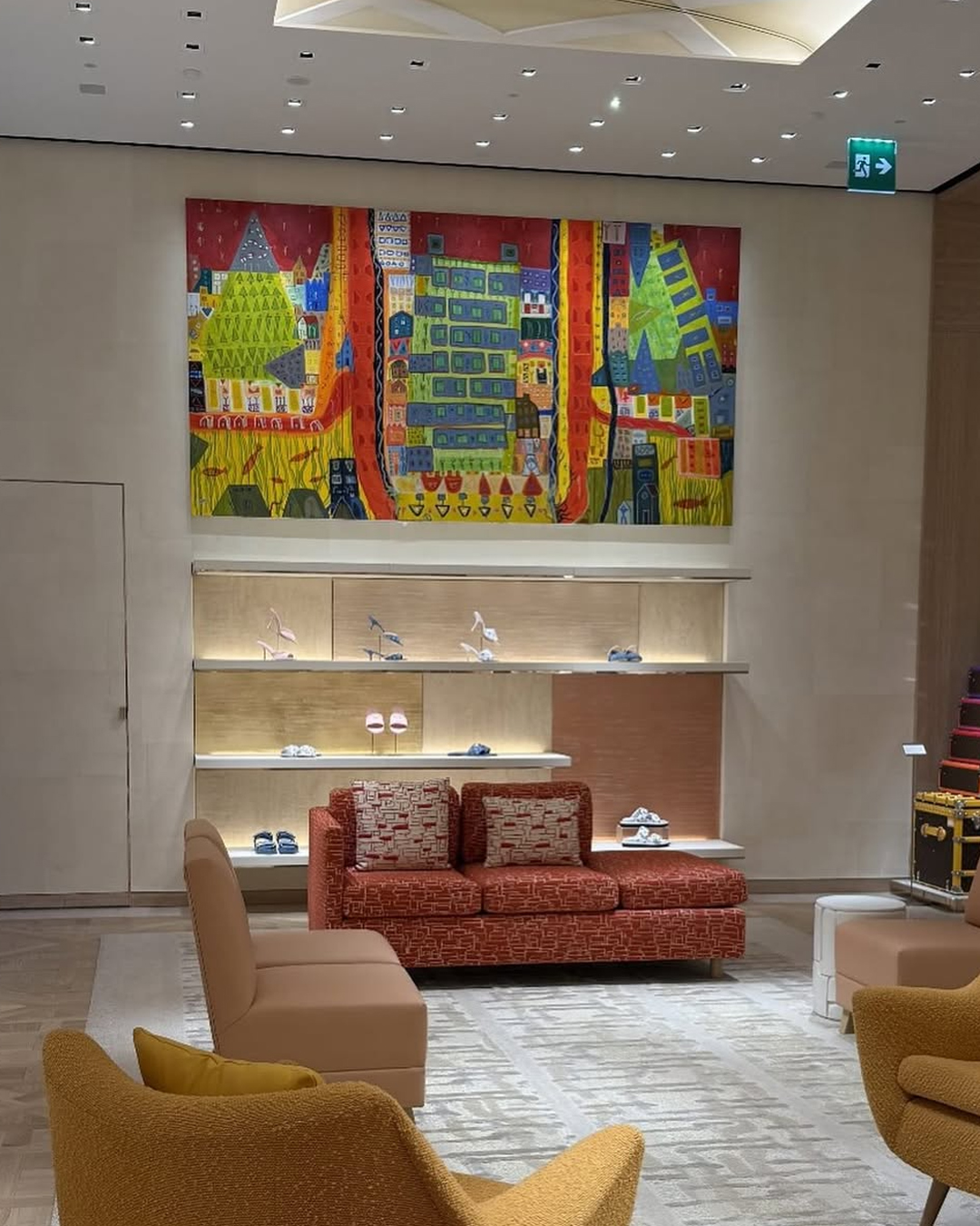 Alfonso Clerici Art for Louis Vuitton Via Montenapoleone Milano