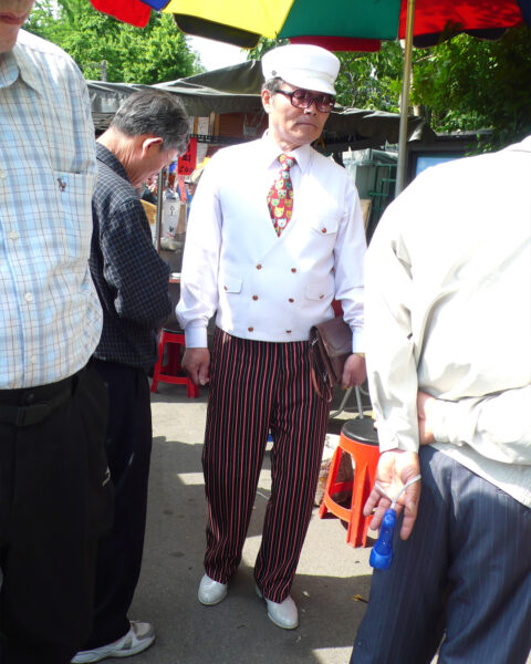 Anziani Coreani Mercato Dongmyo Seoul