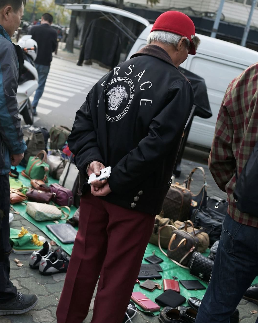 Anziani Coreani Mercato Dongmyo Seoul