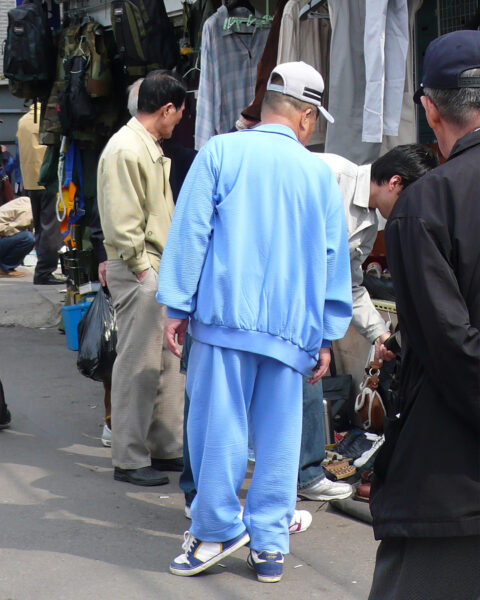 Anziani Coreani Mercato Dongmyo Seoul