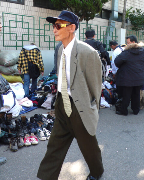 Anziani Coreani Mercato Dongmyo Seoul