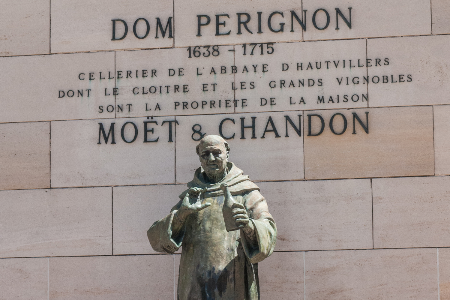 Dom Pérignon storia nascita Champagne