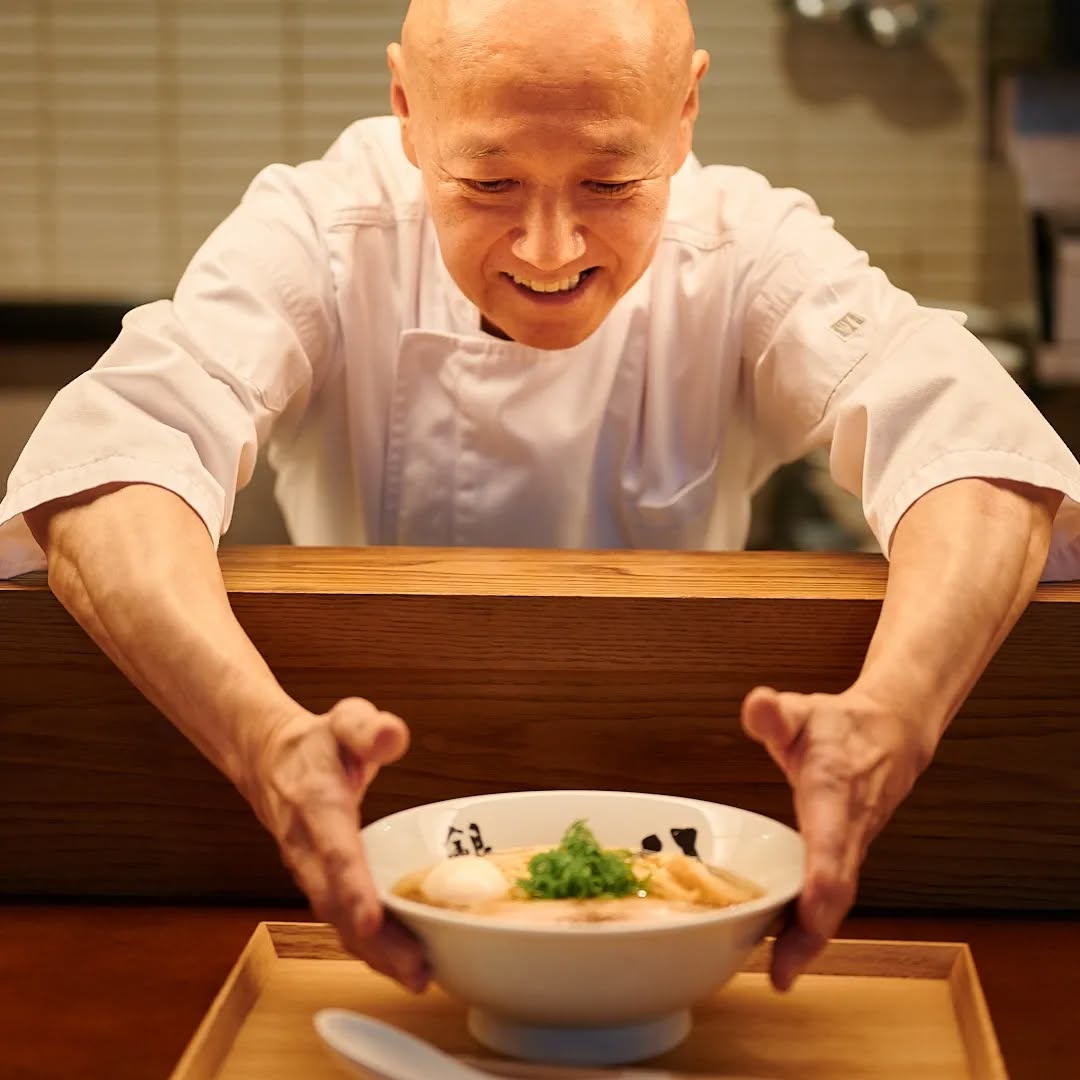 Ginza Hachigou Ramen chef Yasushi Matsumura Tokyo Guida Michelin