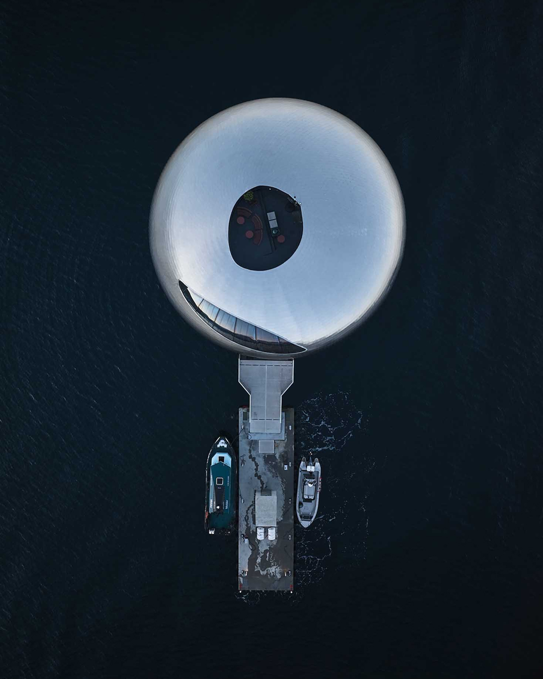 Iris ristorante galleggiante mare norvegia