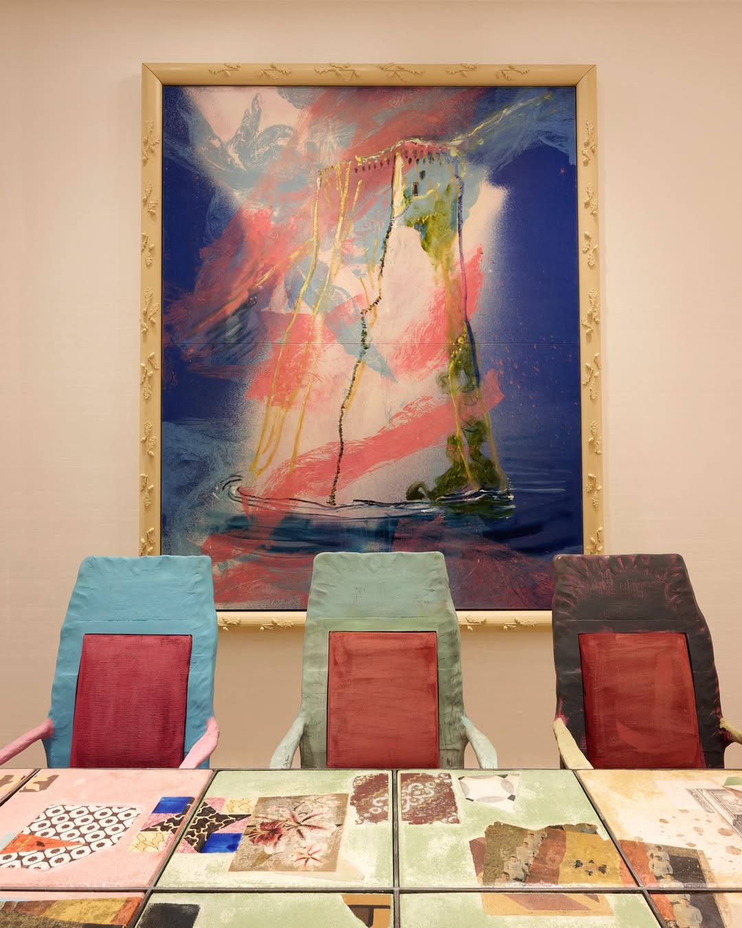 Julian Schnabel The Nine Skies and mountain fortress II Tiffany & Co. Montenapoleone