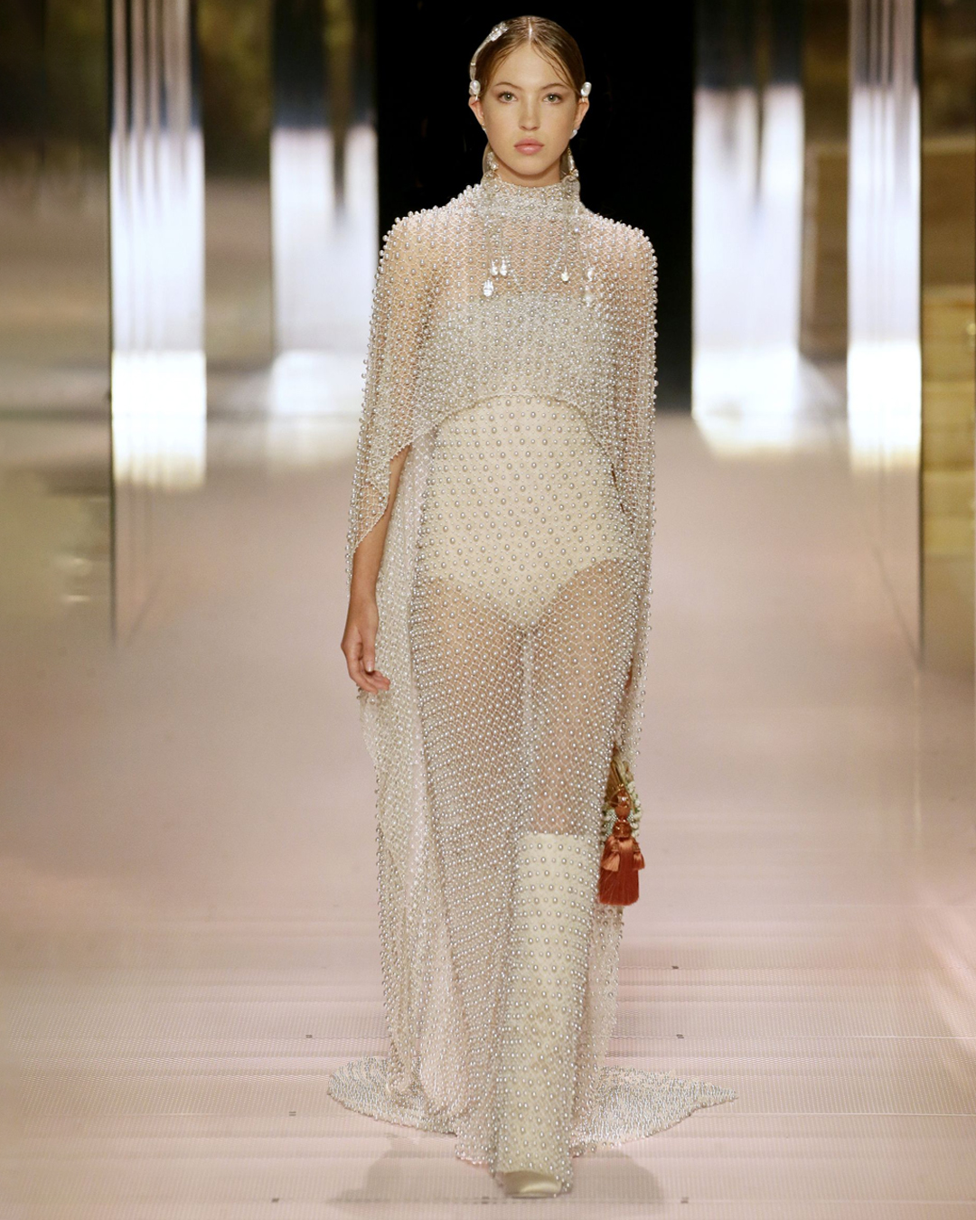 Lila Moss sfilata Fendi figlia Kate Moss