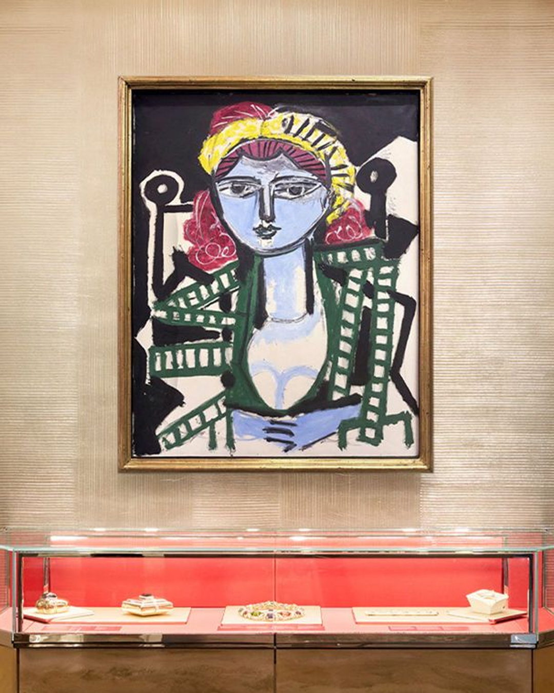 Pablo Picasso Femme à la Robe Verte 1954 Tiffany Via Montenapoleone Milano