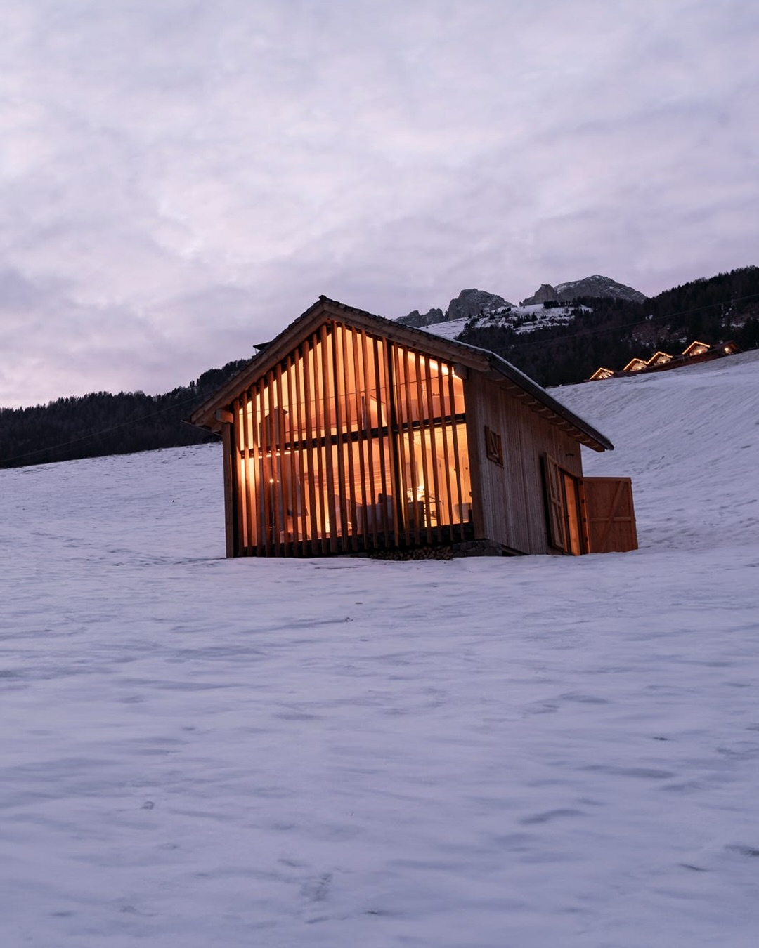 chalet design vecchio fienile Dolomiti BE Your Private View