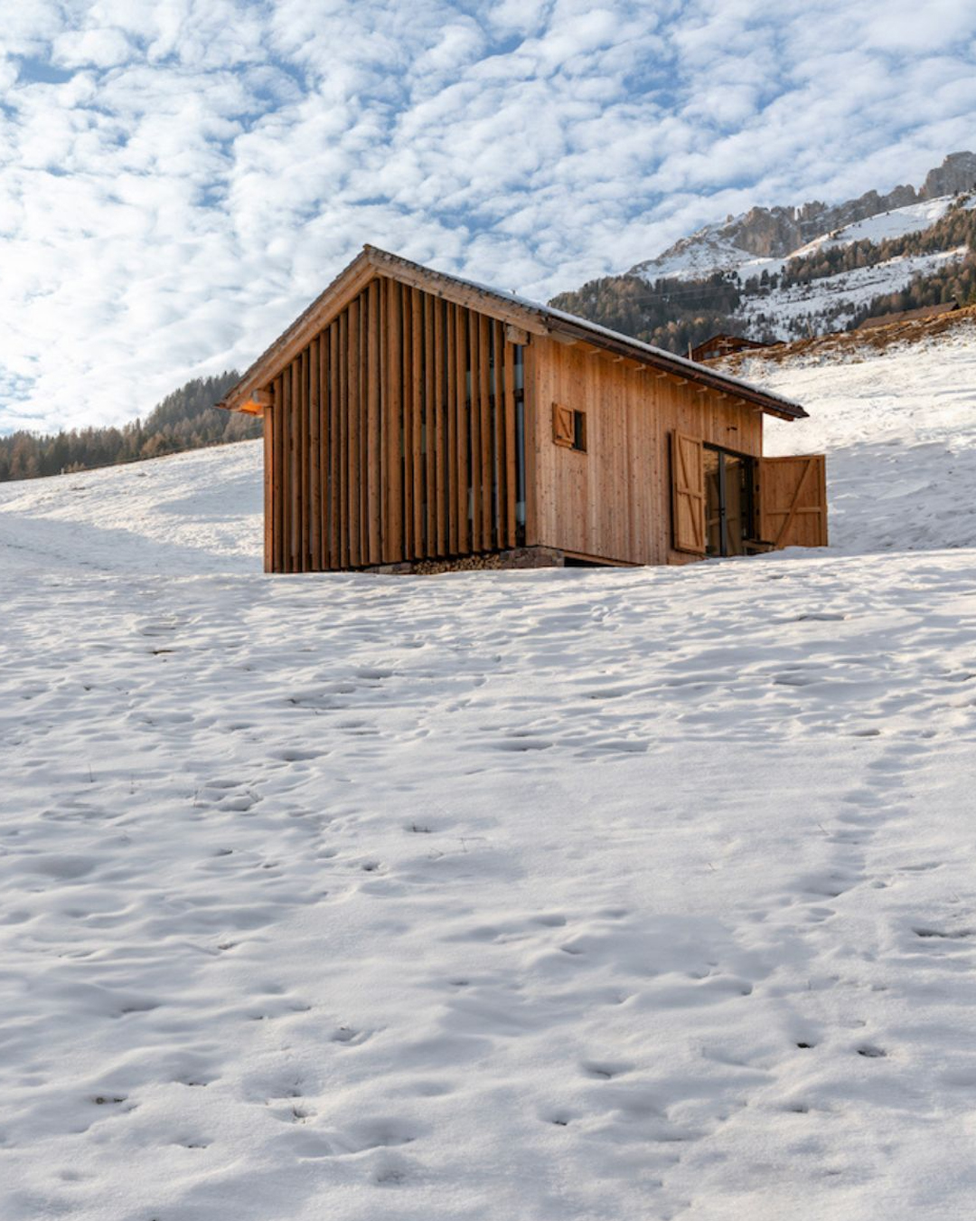 chalet design vecchio fienile Dolomiti BE Your Private View