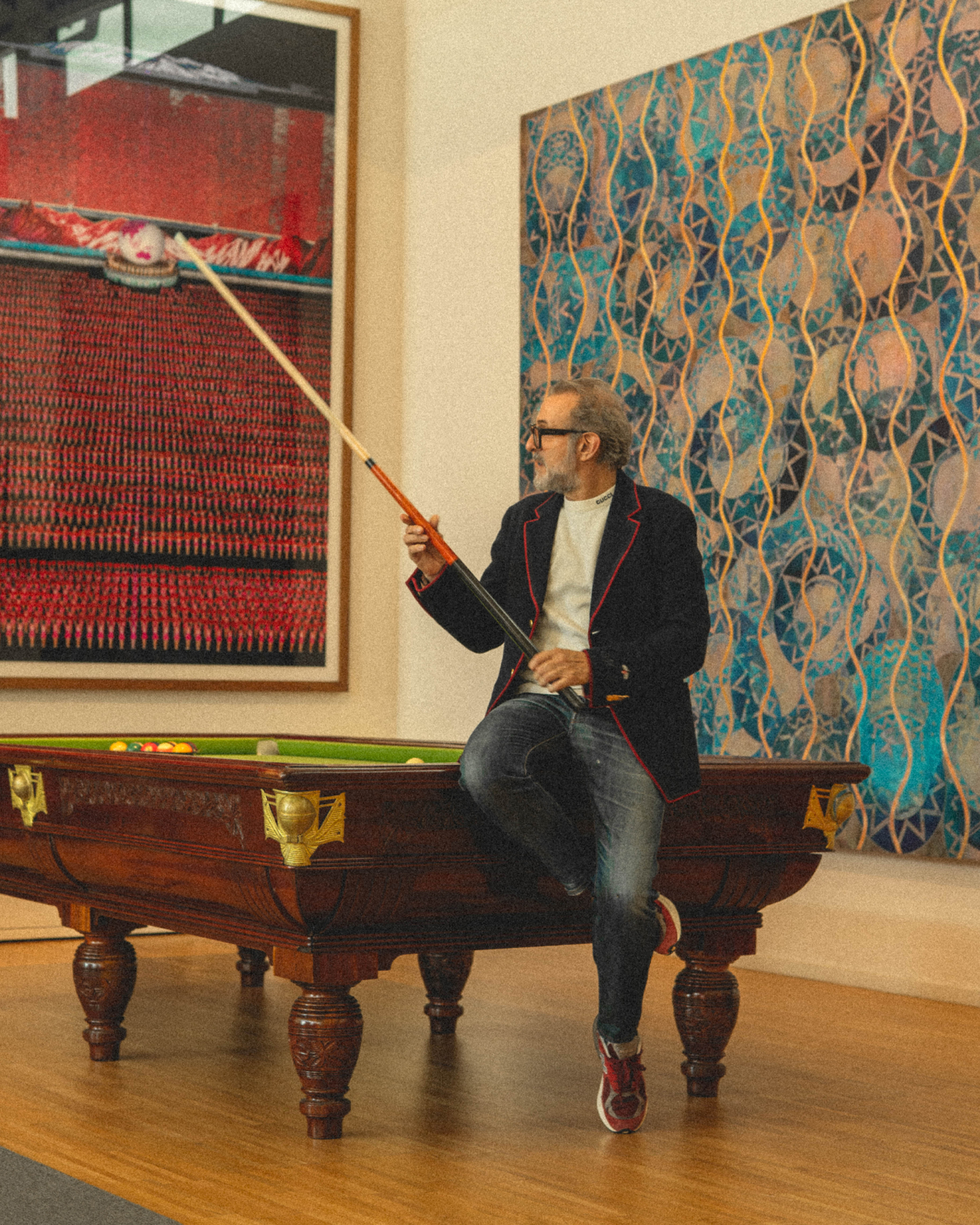 Massimo Bottura Intervista Casa Maria Luigia Gucci biliardo