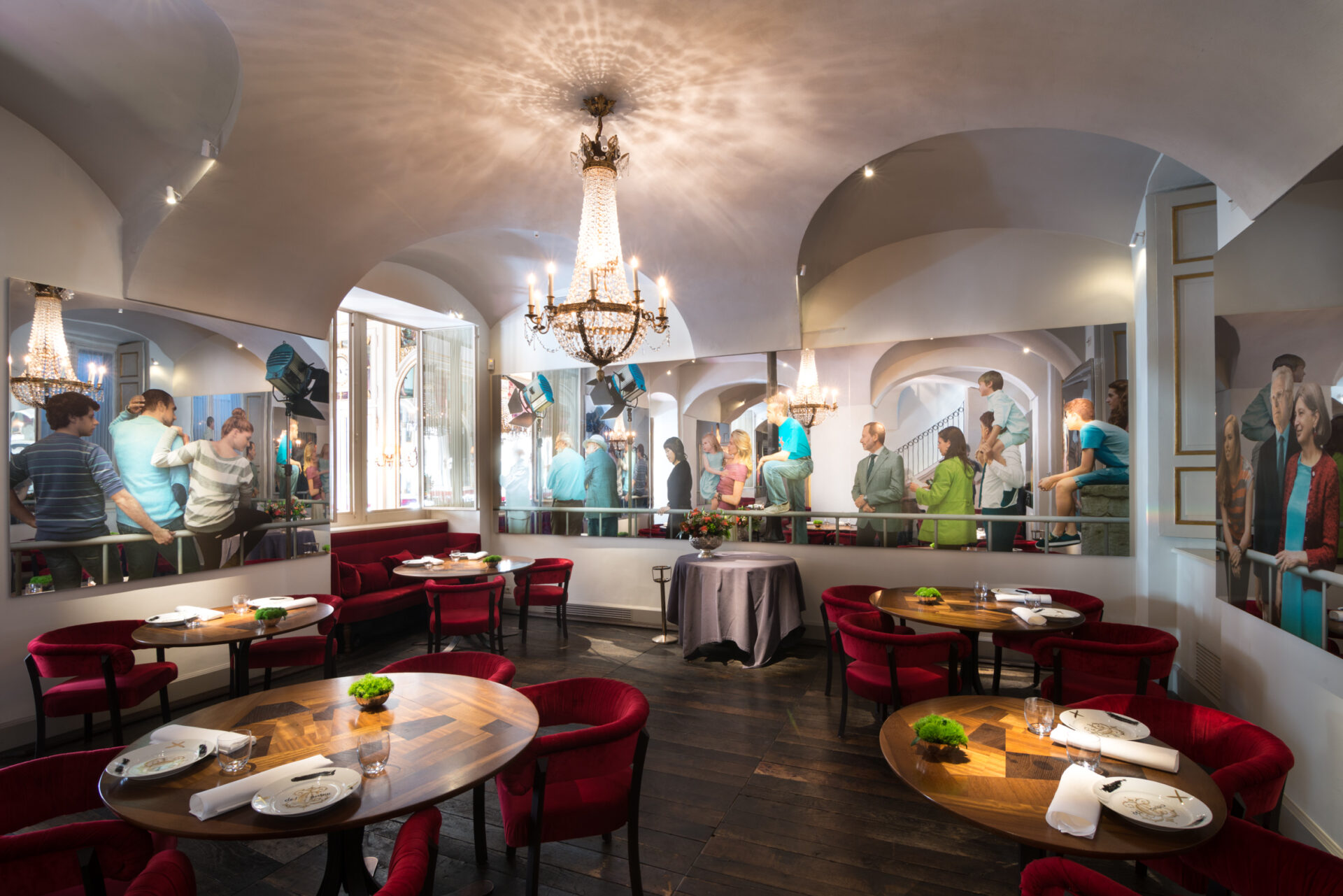 Ristorante Del Cambio sala pistoletto Torino storia