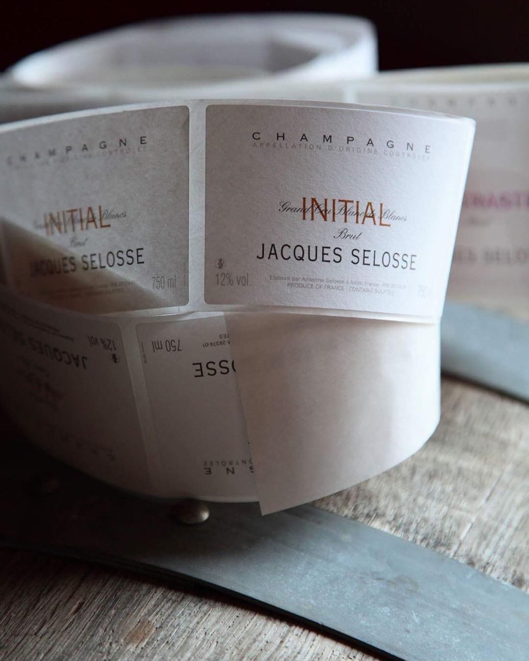 Domaine Jacques Selosse Initial champagne etichetta grand cru