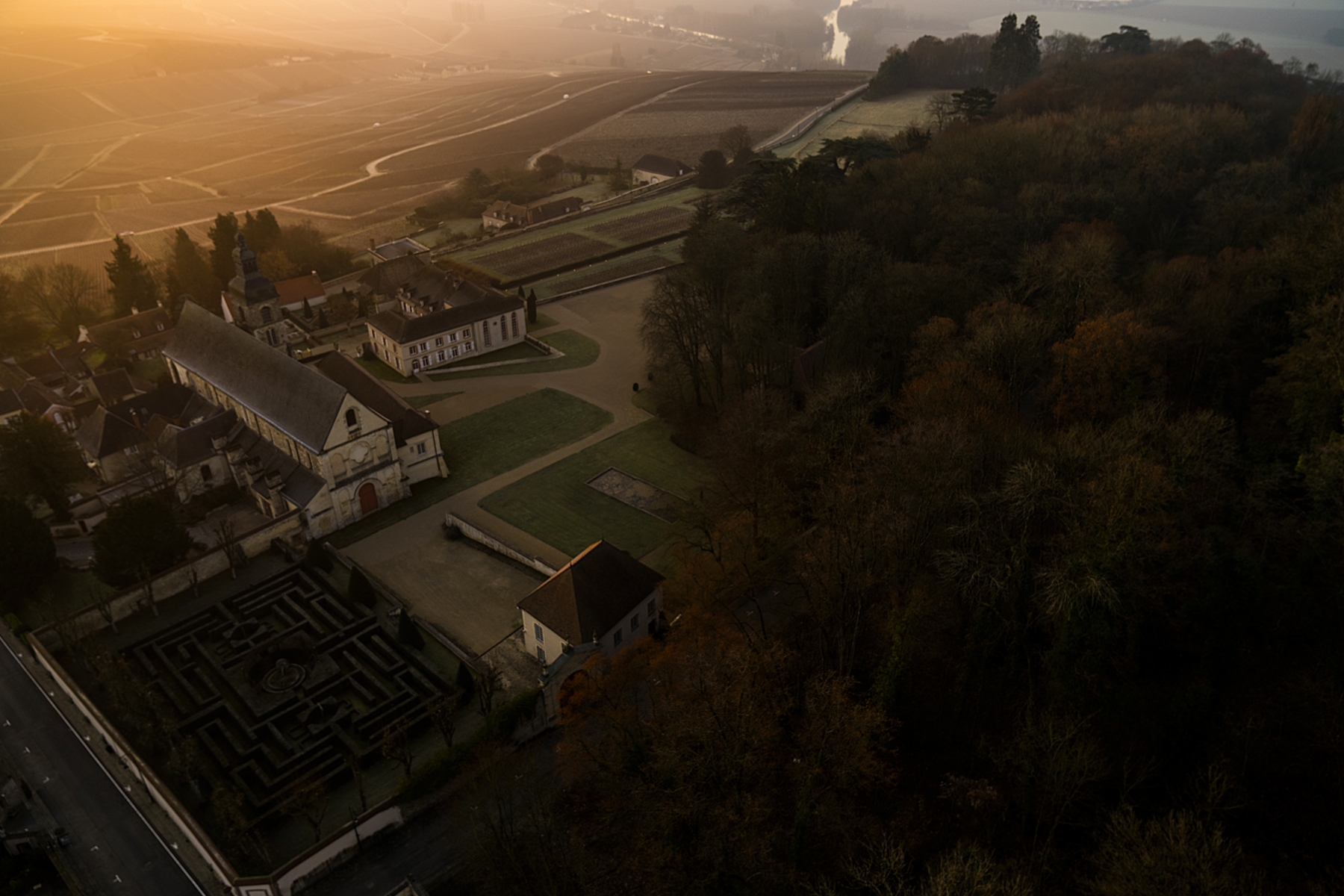 Abbazia Hautvillers Dom Pérignon storia