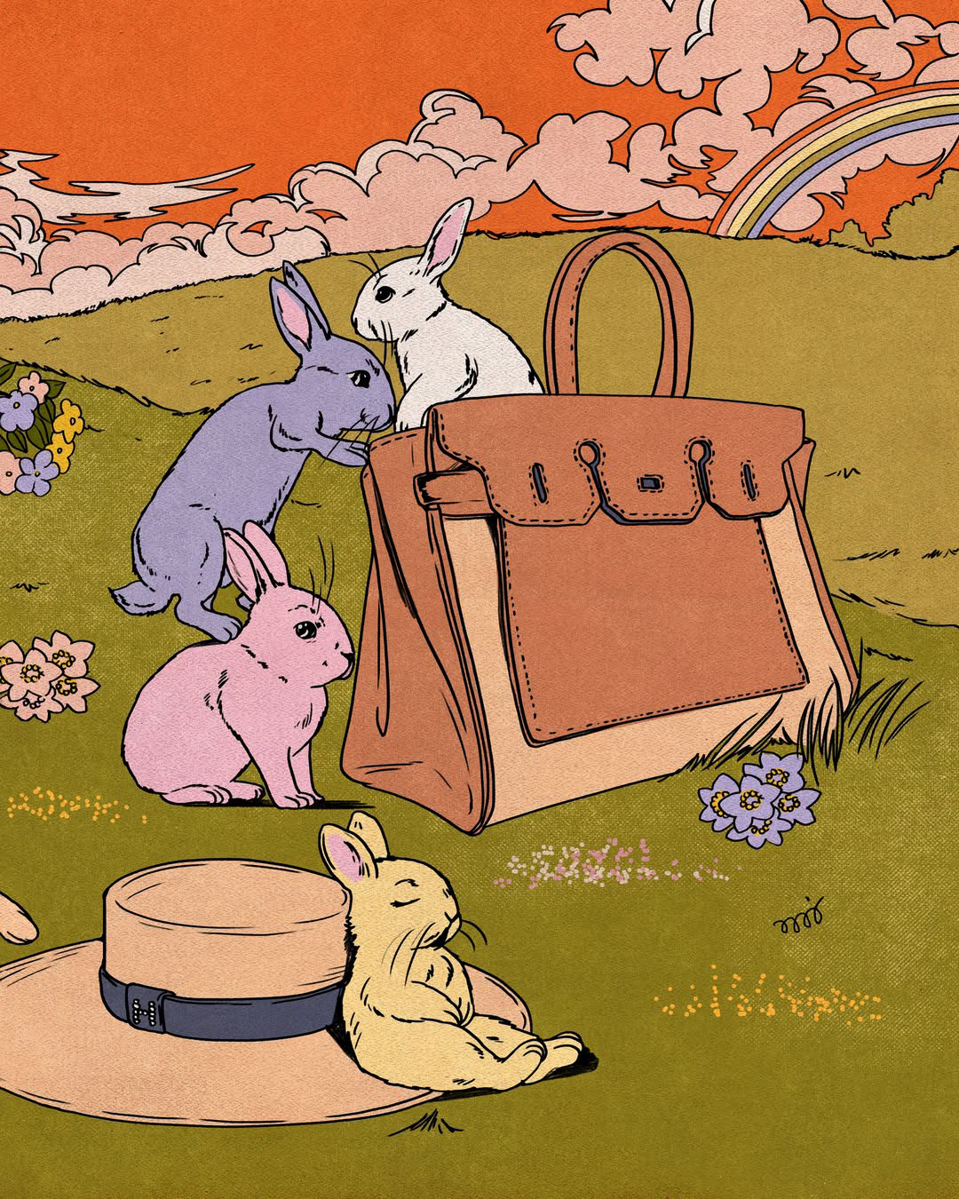 Hermès arte dipinti identità brand