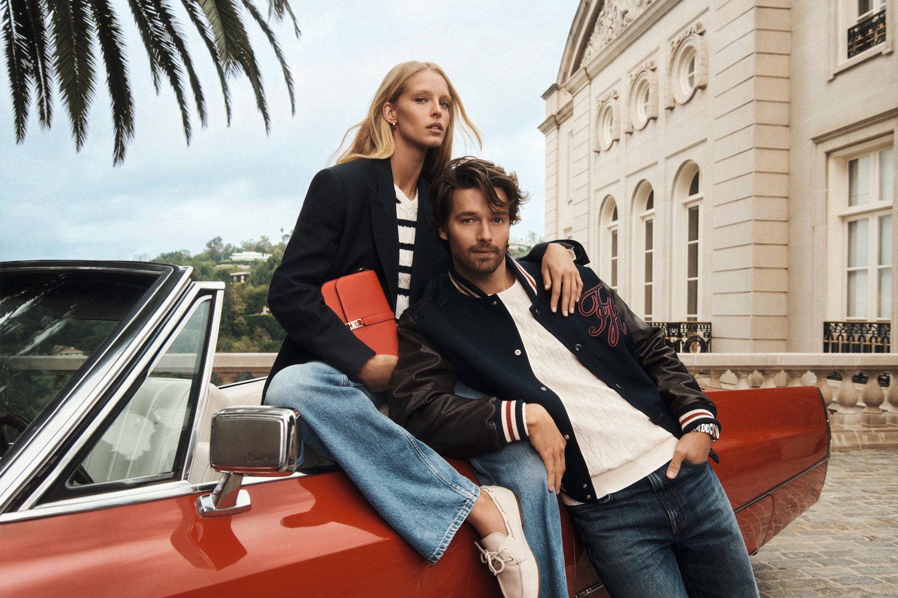 Tommy Hilfiger Campagna Primavera 2026 Abby Champion Patrick Schwarzenegger