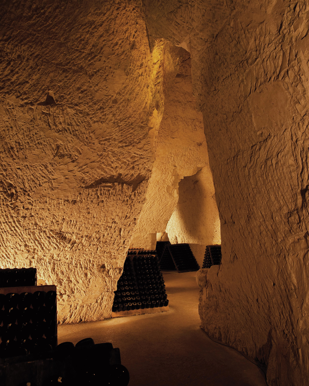 crayères champagne Taittinger grotte sotterranee UNESCO