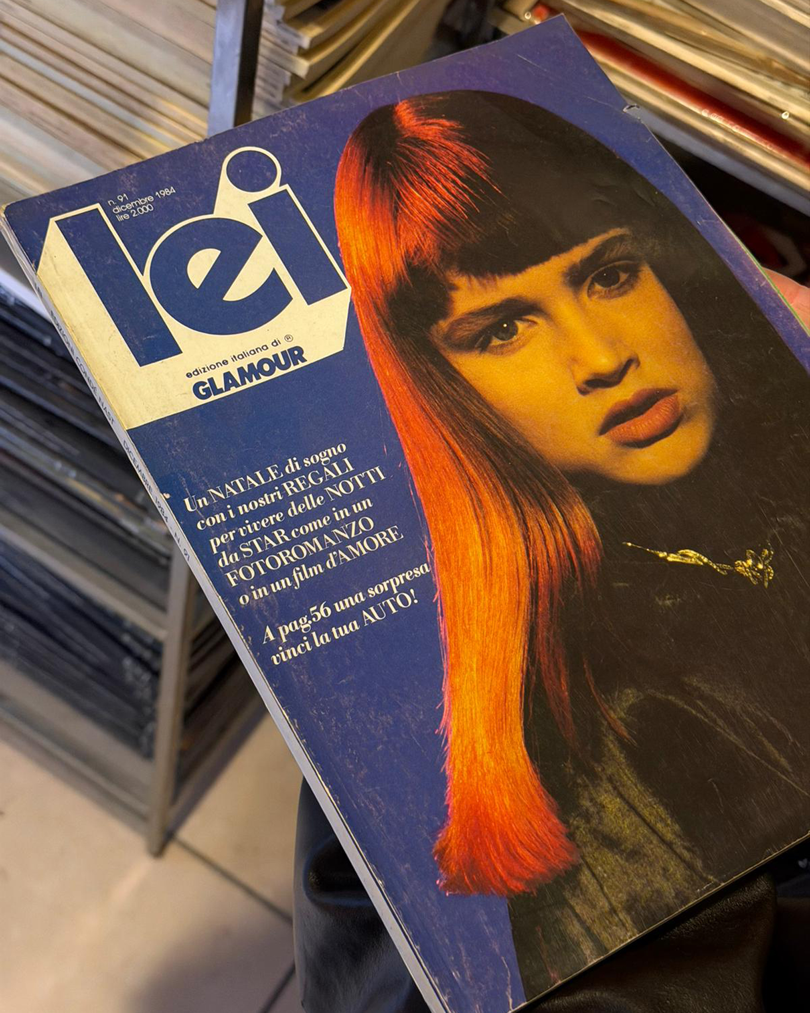 Lei giornale rivista italia moda edizione Glamour