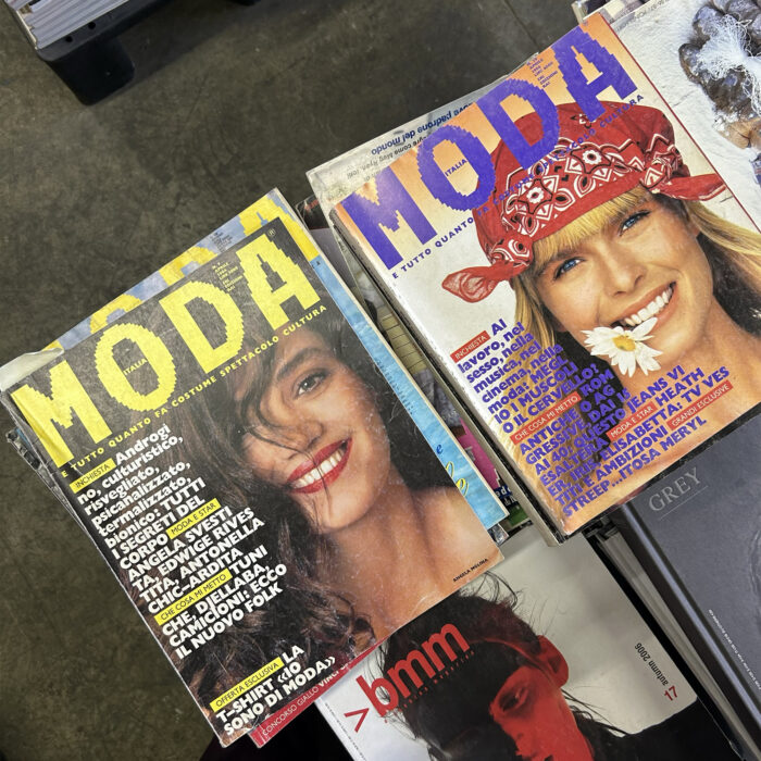 Moda rivista giornali italiani Vittorio Corona