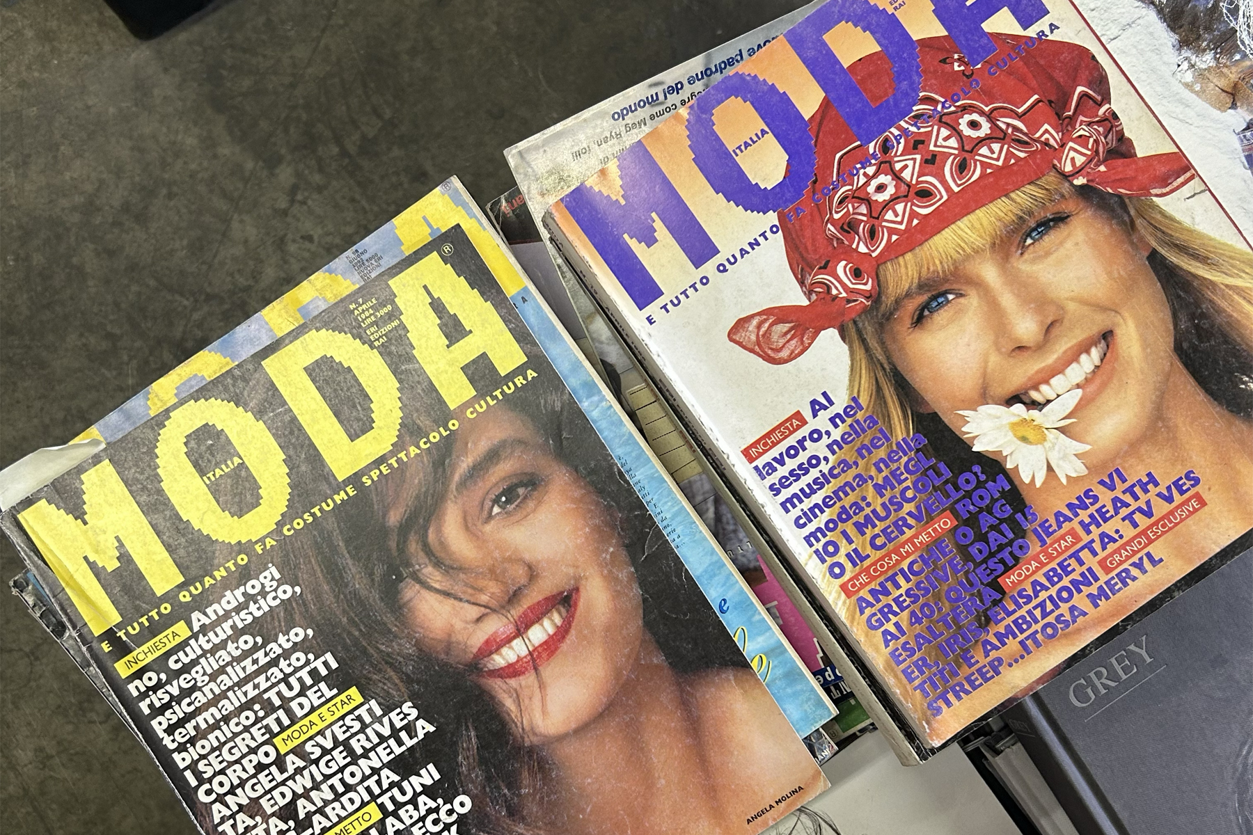 Moda rivista giornali italiani Vittorio Corona