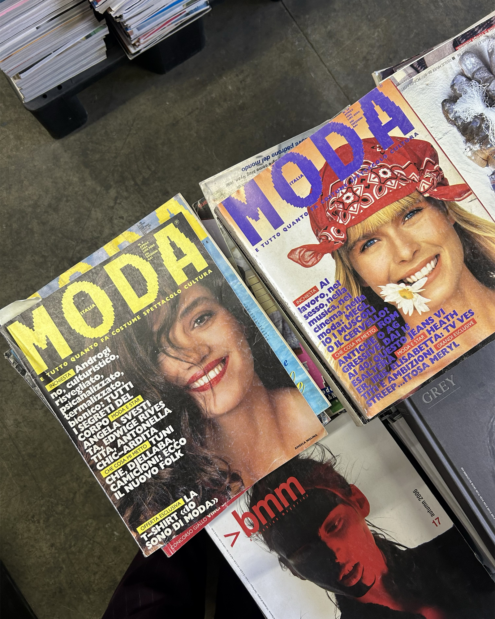 Moda rivista giornali italiani Vittorio Corona