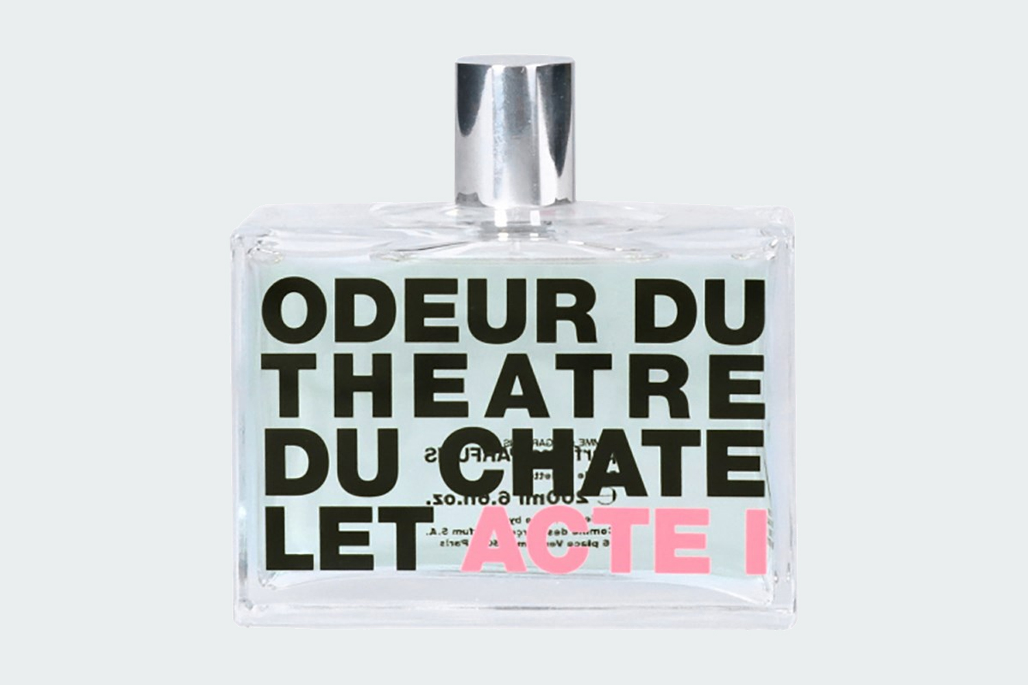 Odeur du Théâtre du Châtelet Acte I Comme des Garçons profumo