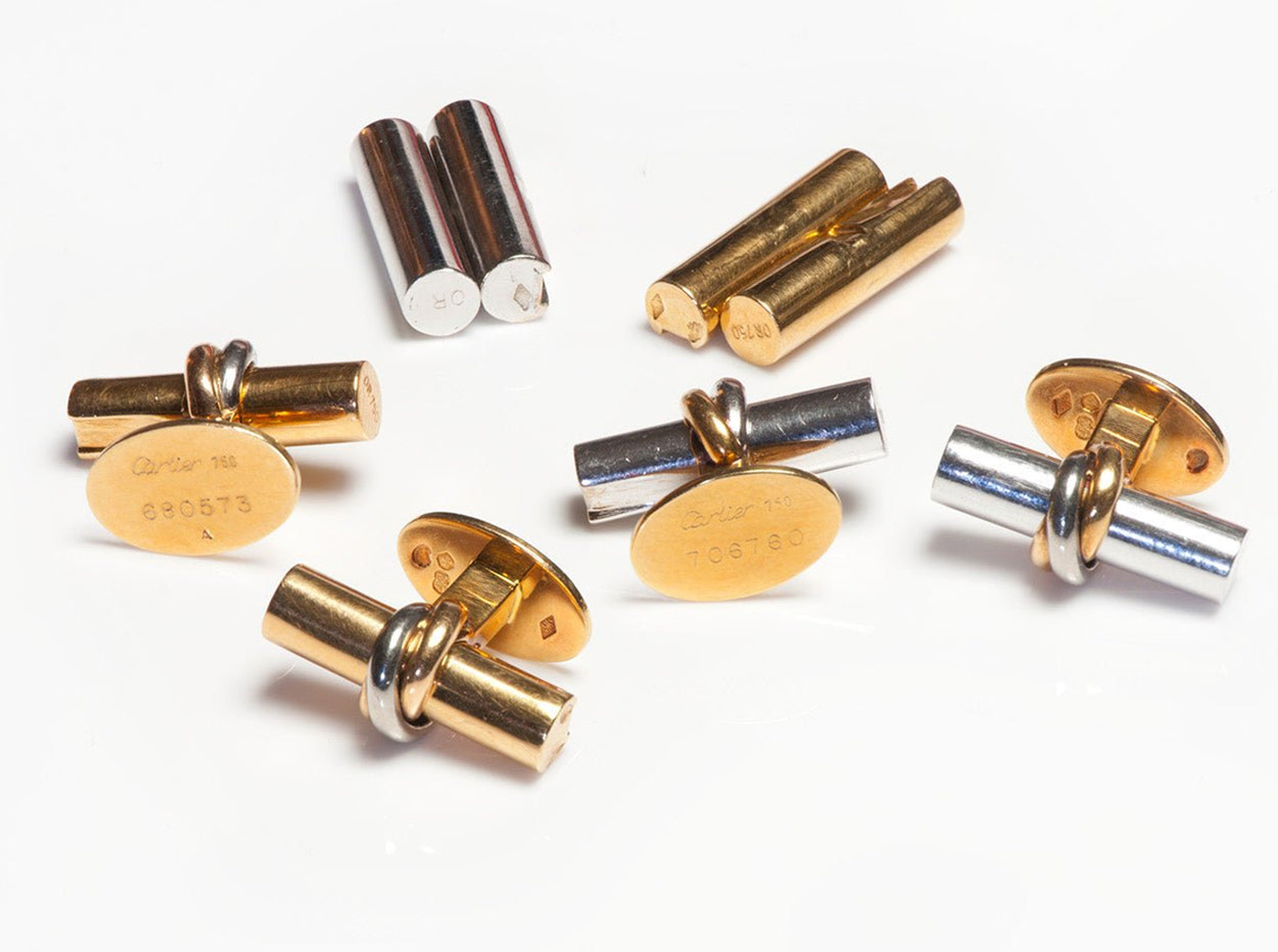 Cartier gemelli da polso interscambiabili anni 