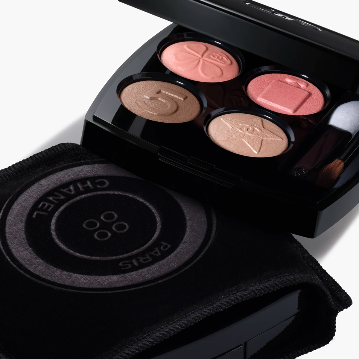 Chanel palette ombretti bottoni make-up beauty