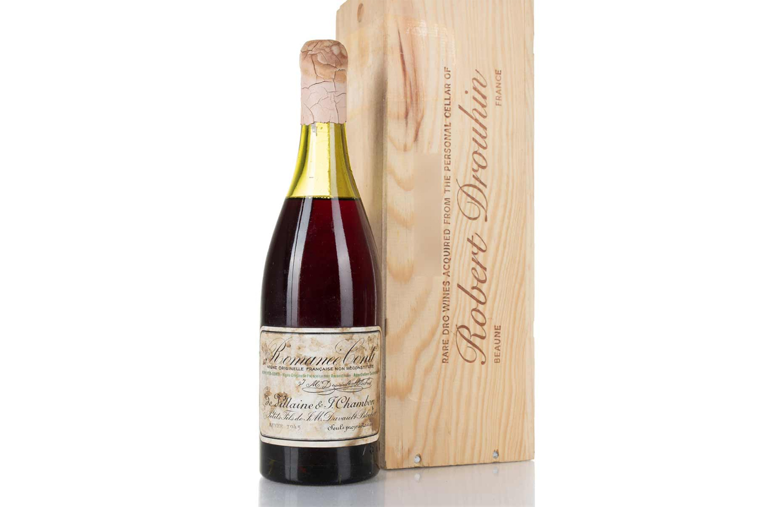 Domaine de la Romanée-Conti 1945 record asta auction Acker Wines 812k dollari
